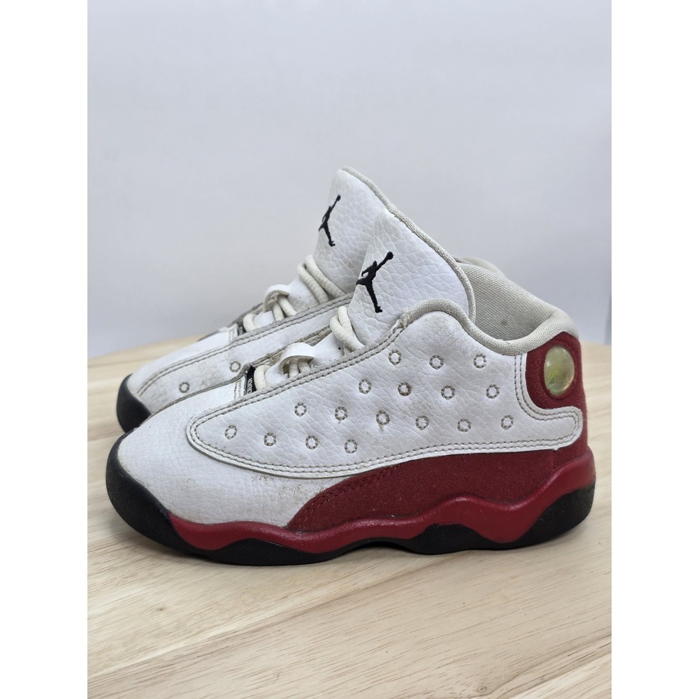 Toddler‎ 8C - Nike Air Jordan XIII 13 Shoes Cherry White Retro TD 414581-122
